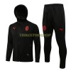 AC Mailand Hooded Trainingsjacke 2022-23 Schwarze Für Herren